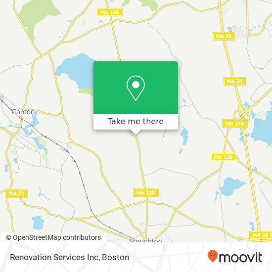 Renovation Services Inc map