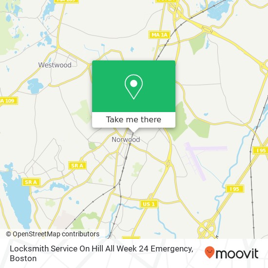 Locksmith Service On Hill All Week 24 Emergency map