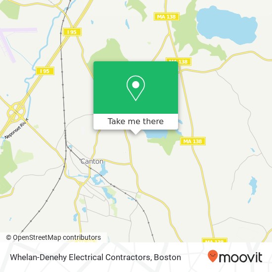 Whelan-Denehy Electrical Contractors map