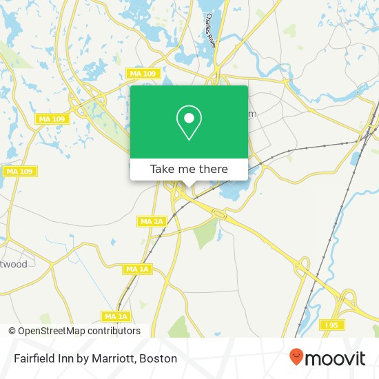 Mapa de Fairfield Inn by Marriott