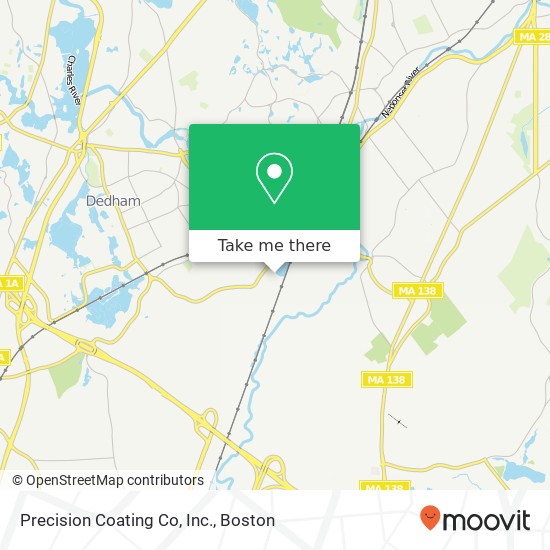 Mapa de Precision Coating Co, Inc.