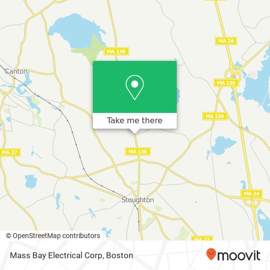 Mapa de Mass Bay Electrical Corp