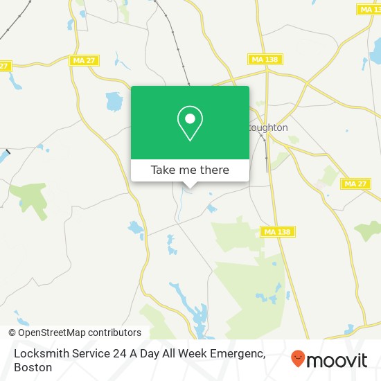 Locksmith Service 24 A Day All Week Emergenc map