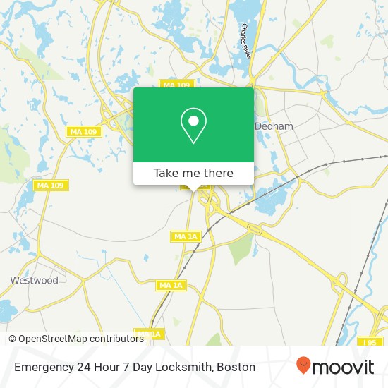 Mapa de Emergency 24 Hour 7 Day Locksmith