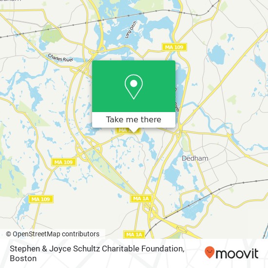 Stephen & Joyce Schultz Charitable Foundation map