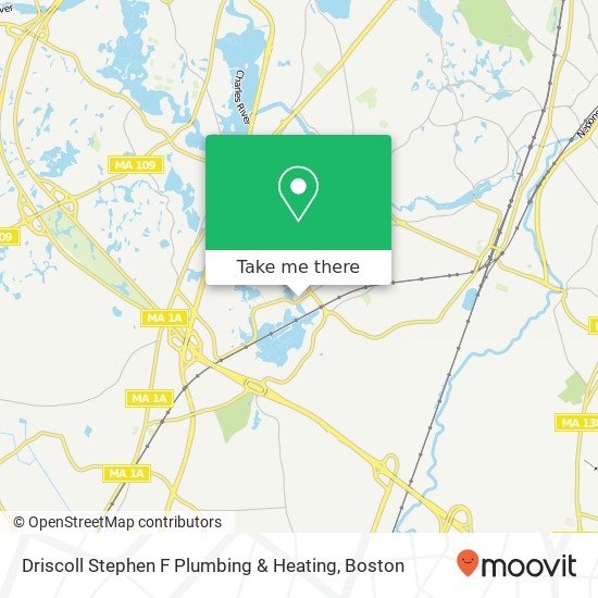 Mapa de Driscoll Stephen F Plumbing & Heating