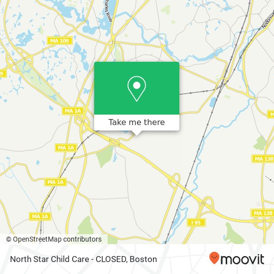 North Star Child Care - CLOSED map