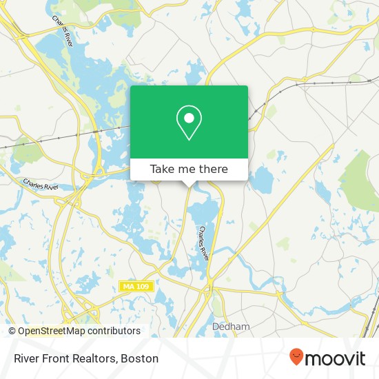 River Front Realtors map