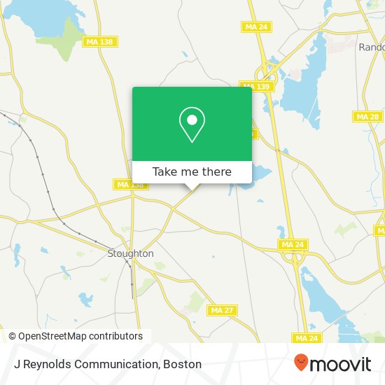 J Reynolds Communication map