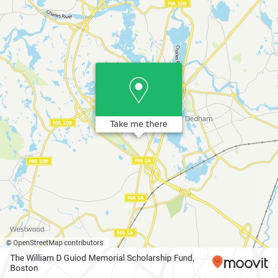 The William D Guiod Memorial Scholarship Fund map