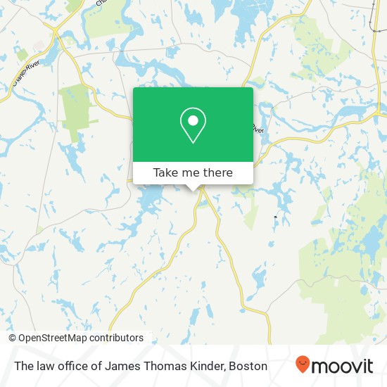 Mapa de The law office of James Thomas Kinder