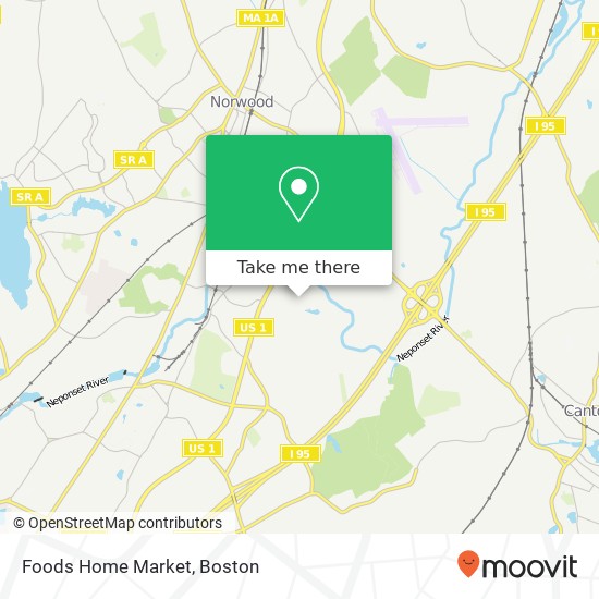 Mapa de Foods Home Market