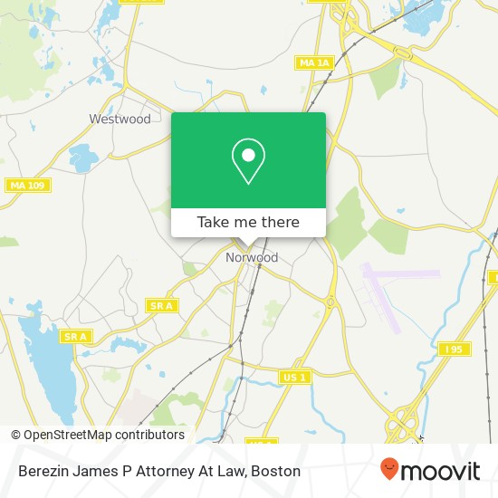 Mapa de Berezin James P Attorney At Law