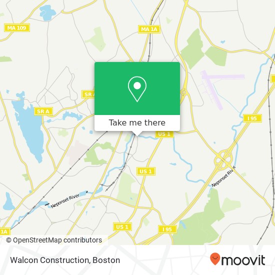 Walcon Construction map