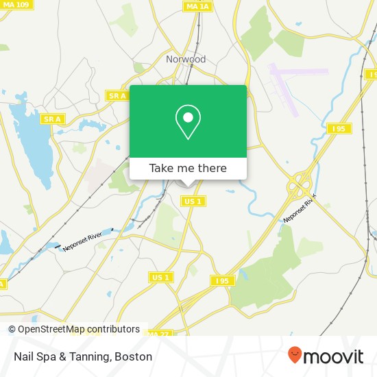 Nail Spa & Tanning map