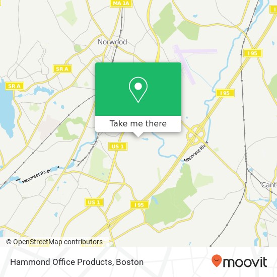 Hammond Office Products map