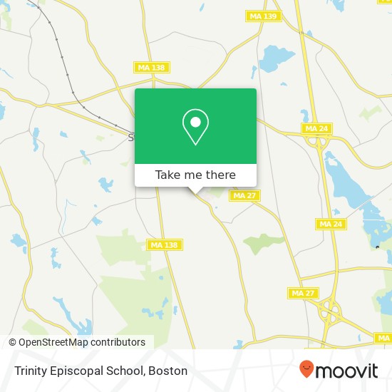 Mapa de Trinity Episcopal School