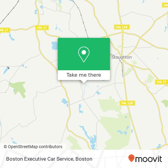 Boston Executive Car Service map