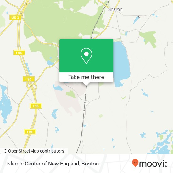Islamic Center of New England map