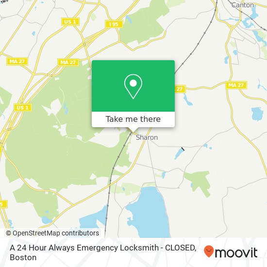 Mapa de A 24 Hour Always Emergency Locksmith - CLOSED