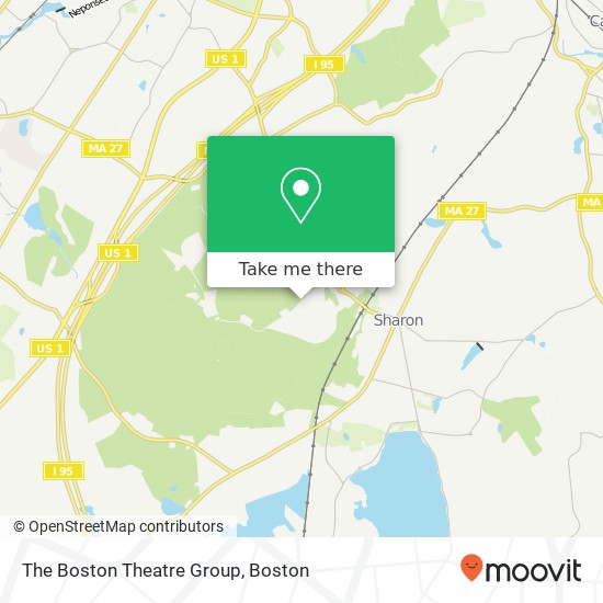 The Boston Theatre Group map