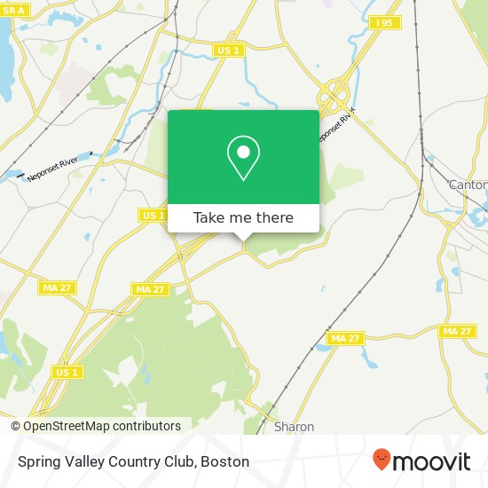 Spring Valley Country Club map