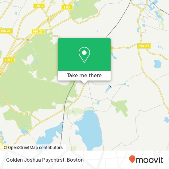 Mapa de Golden Joshua Psychtrst
