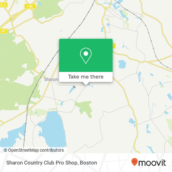 Sharon Country Club Pro Shop map