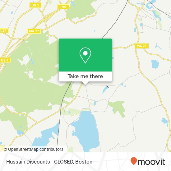 Hussain Discounts - CLOSED map