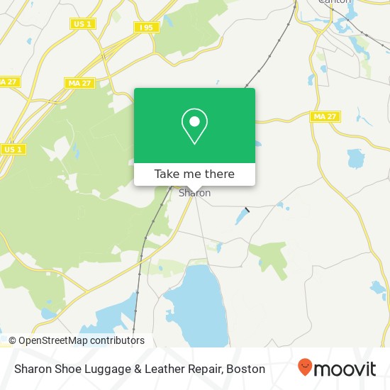 Sharon Shoe Luggage & Leather Repair map