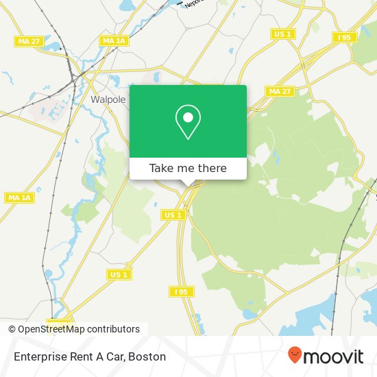 Enterprise Rent A Car map