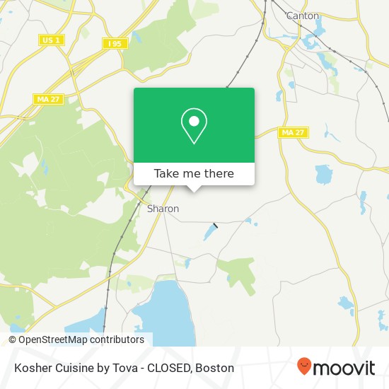 Mapa de Kosher Cuisine by Tova - CLOSED