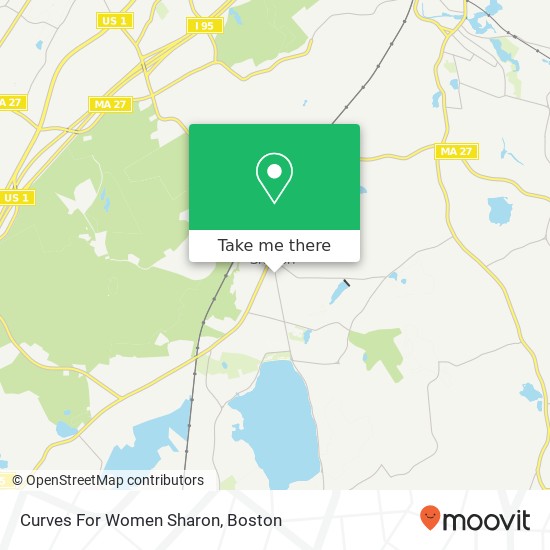 Mapa de Curves For Women Sharon