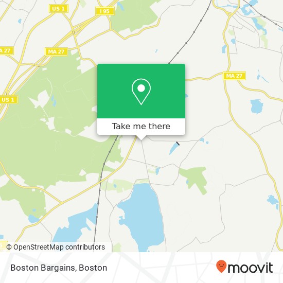 Boston Bargains map