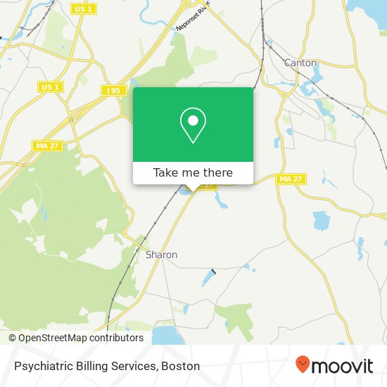 Mapa de Psychiatric Billing Services