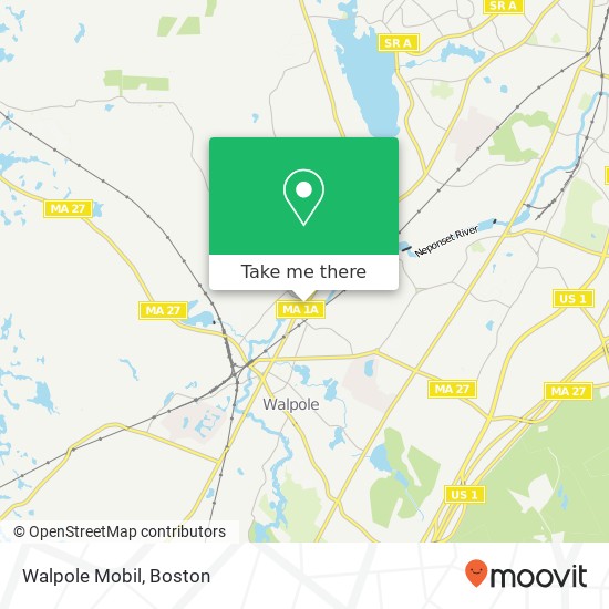 Mapa de Walpole Mobil