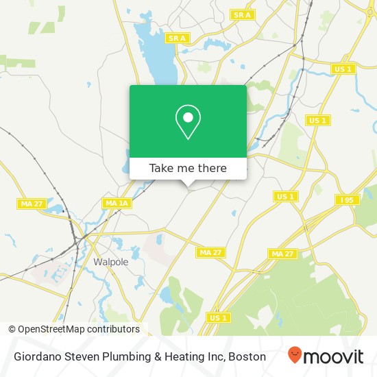 Mapa de Giordano Steven Plumbing & Heating Inc