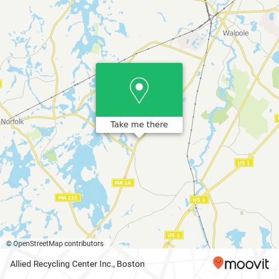 Allied Recycling Center Inc. map