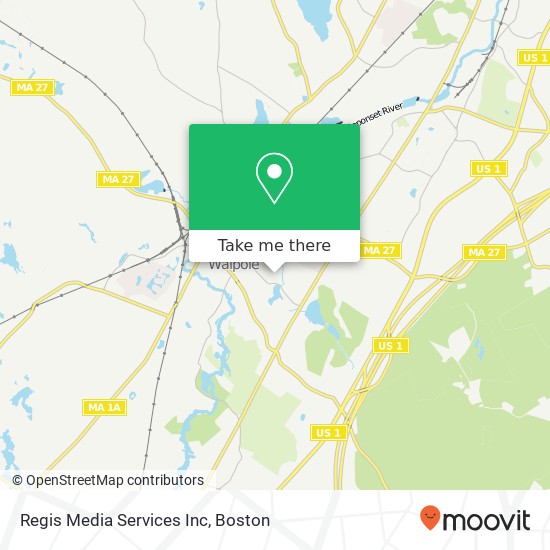 Regis Media Services Inc map