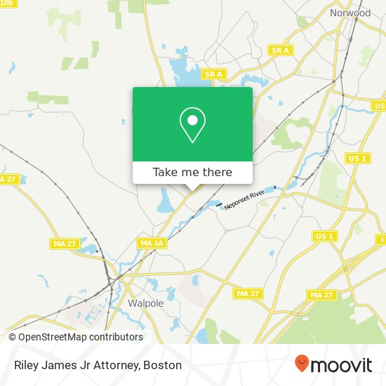 Riley James Jr Attorney map