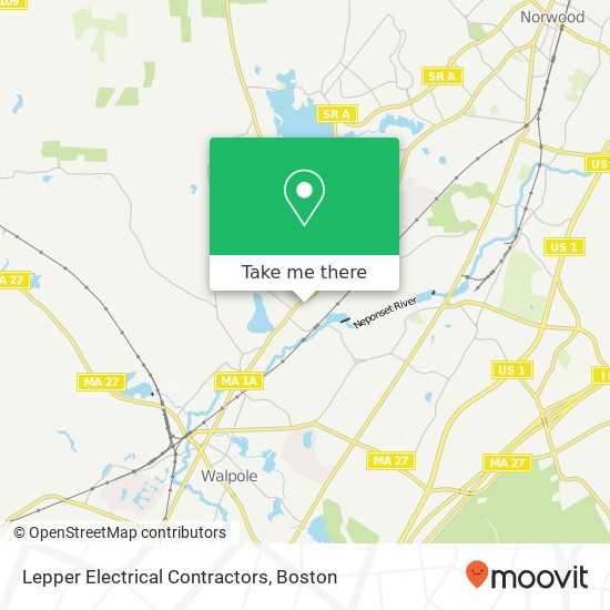 Lepper Electrical Contractors map