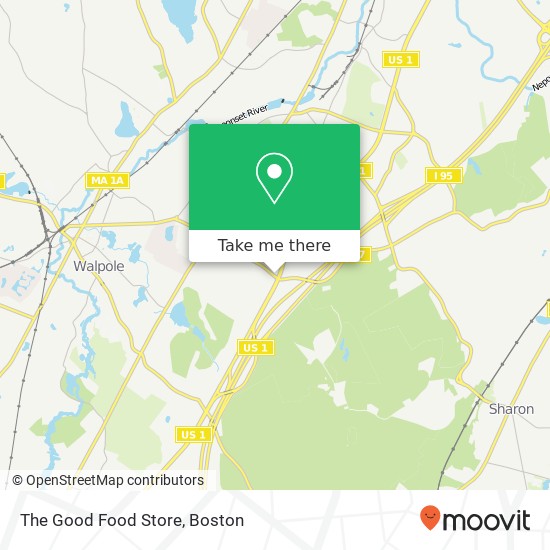 The Good Food Store map