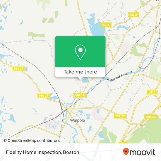 Mapa de Fidelity Home Inspection