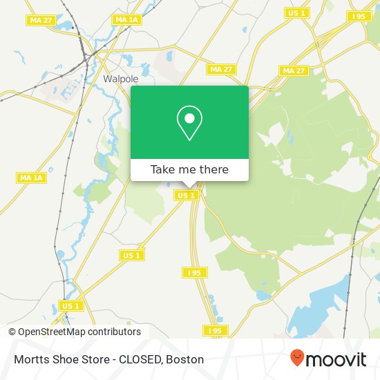 Mortts Shoe Store - CLOSED map