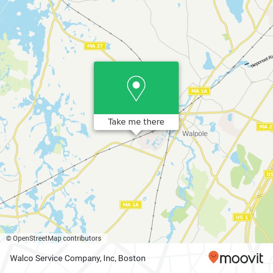 Mapa de Walco Service Company, Inc