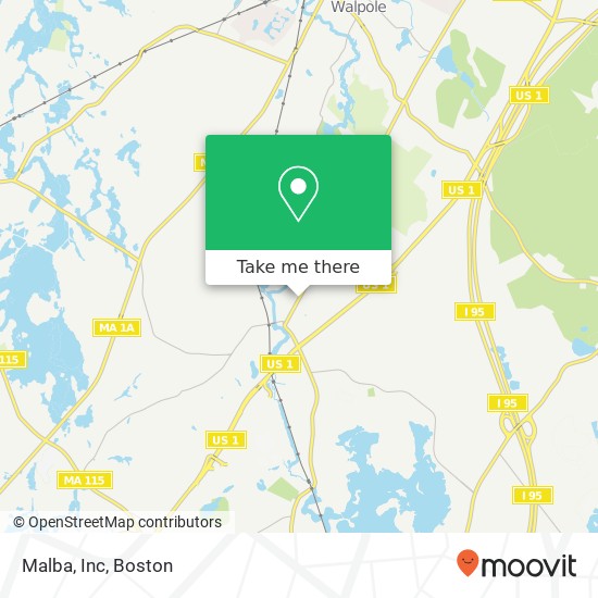 Malba, Inc map