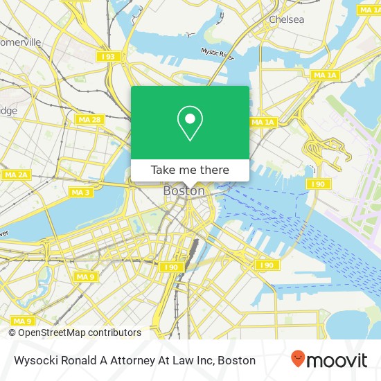 Mapa de Wysocki Ronald A Attorney At Law Inc