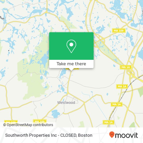 Southworth Properties Inc - CLOSED map