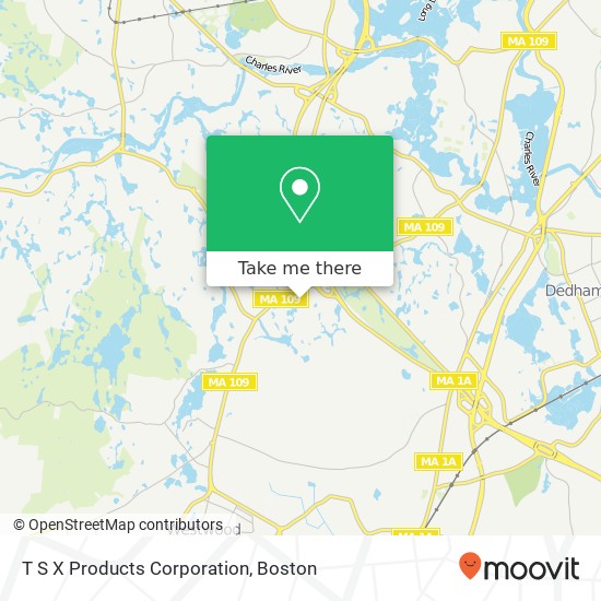 Mapa de T S X Products Corporation