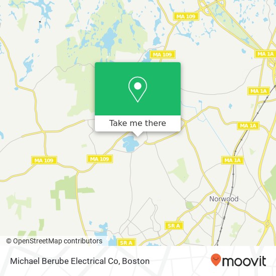 Mapa de Michael Berube Electrical Co